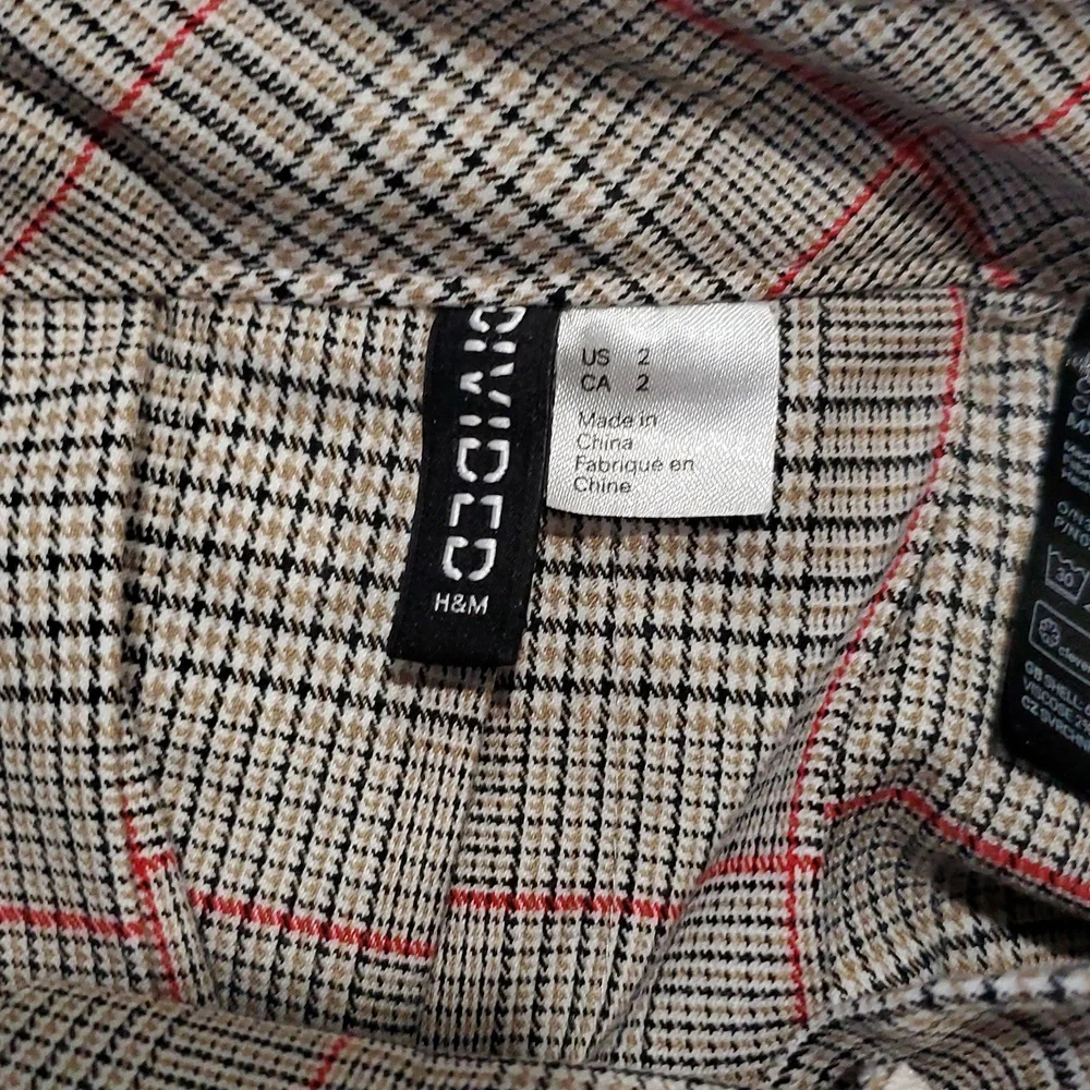 Divided Plaid Pleated school girl  Preppy  Micro Mini Skirt - Picture 7 of 8